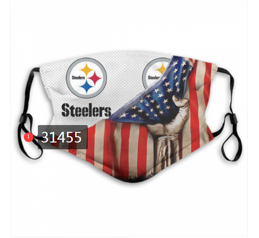 NFL 2020 Pittsburgh Steelers 131 Dust mask with filter